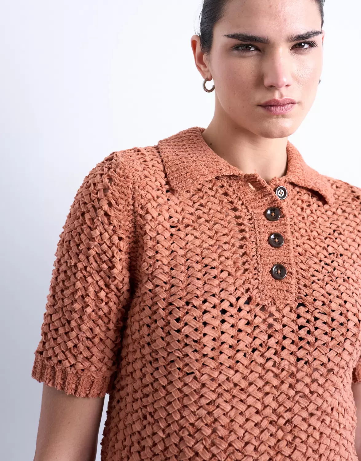 XS TSALICE SS POLO PULLOVER female