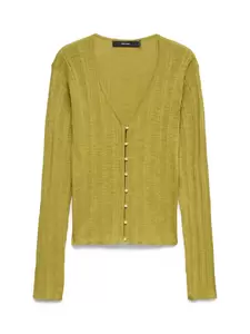 VMPEACH LS V-NECK CARDIGAN - 299497/Willow