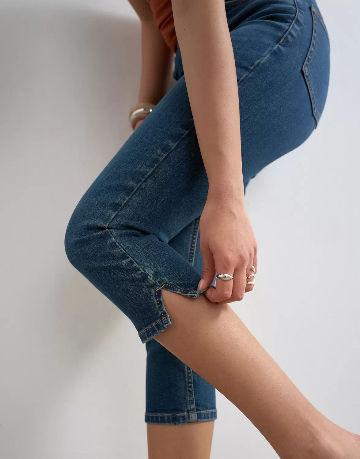 TSCAMILLA HR DENIM CAPRI MB female