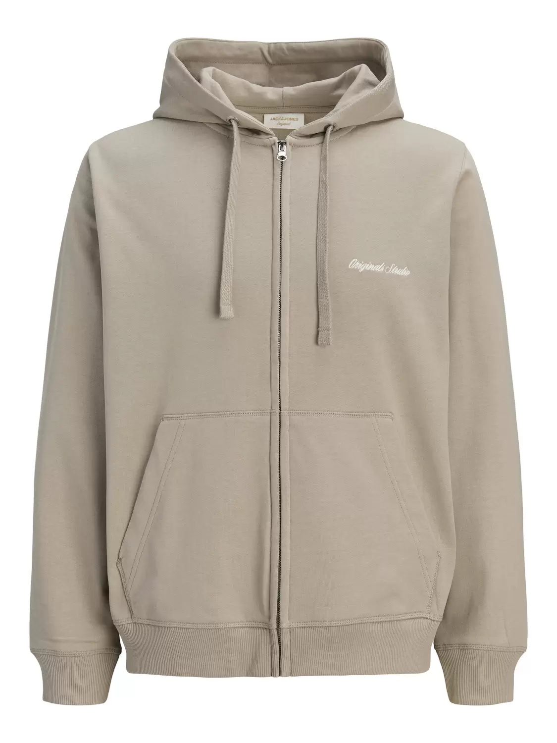 JORNORREBRO EMB SWEAT ZIP HOOD NOOS