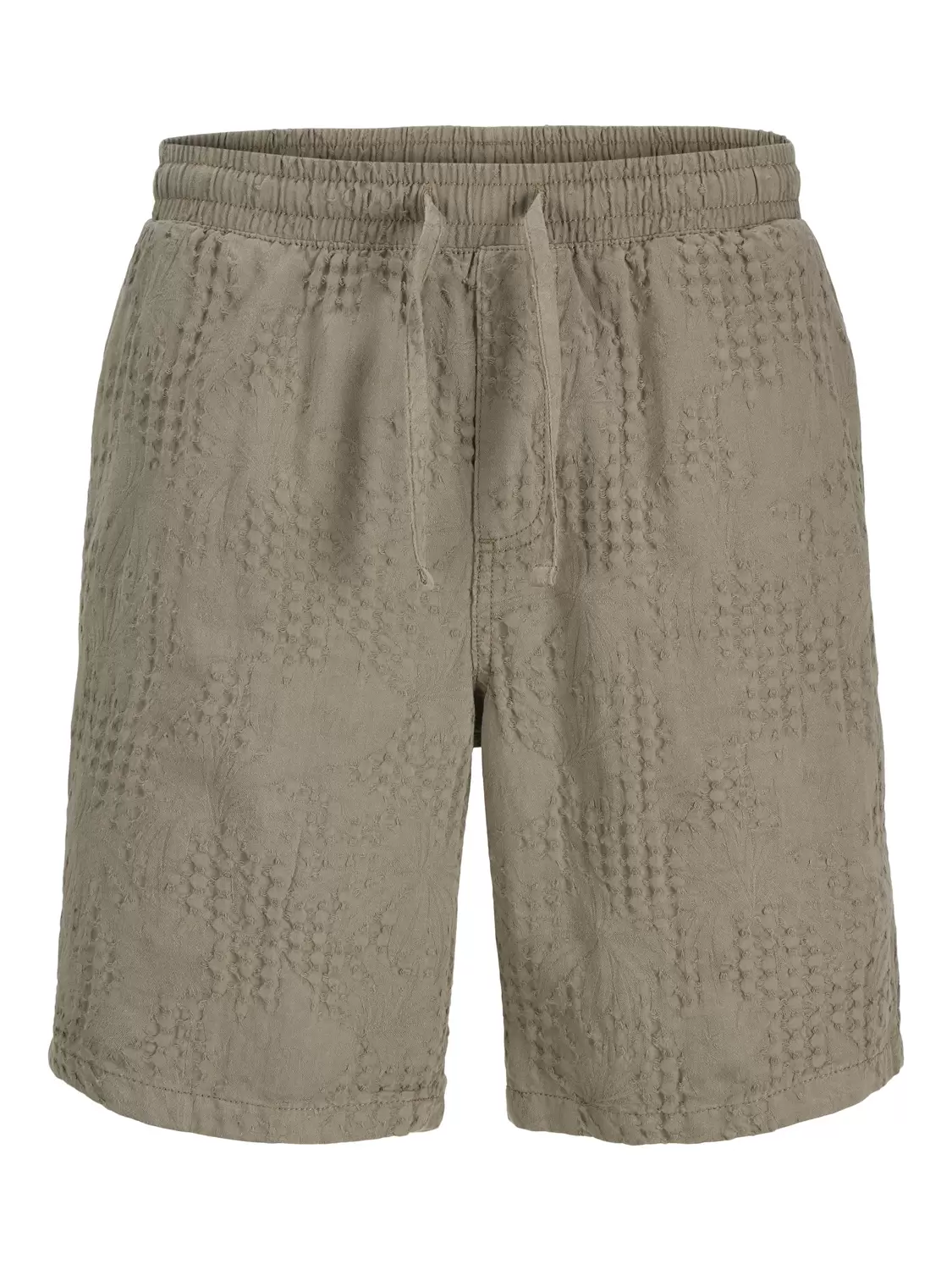 JPSTJAIDEN GREY JAQUARD JOGGER SHORT REG