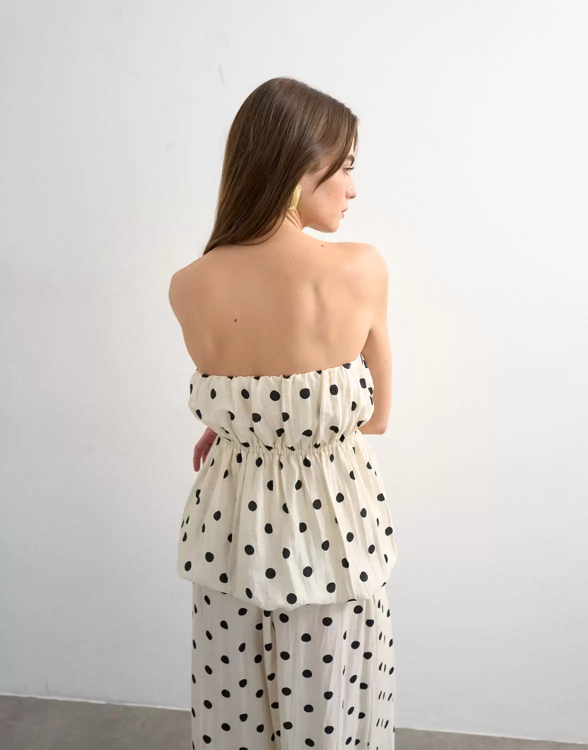 TSLINA BUBBLE HEM BANDEAU TOP WVN female