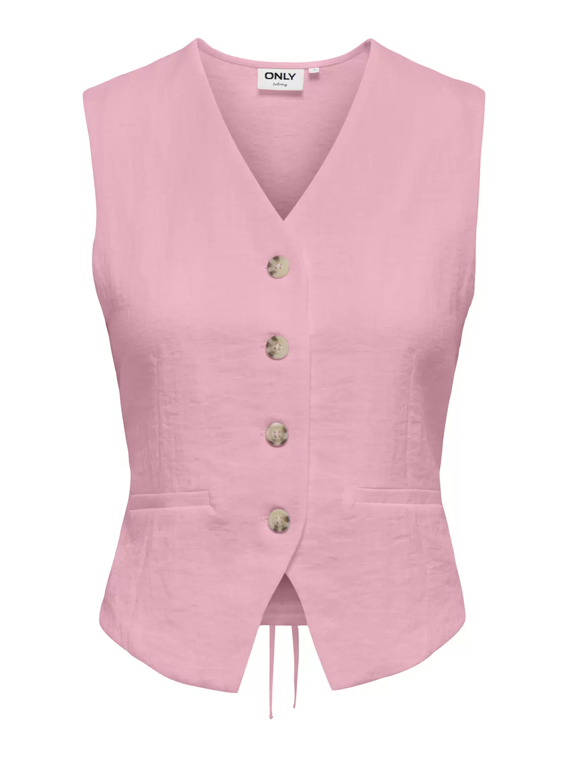 ONLITA S/L LINEN LOOK WAISTCOAT TLR