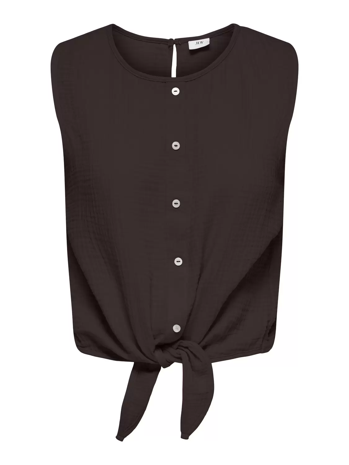 JDYTHEIS LIFE S/L KNOTBUTTON TOP WVN