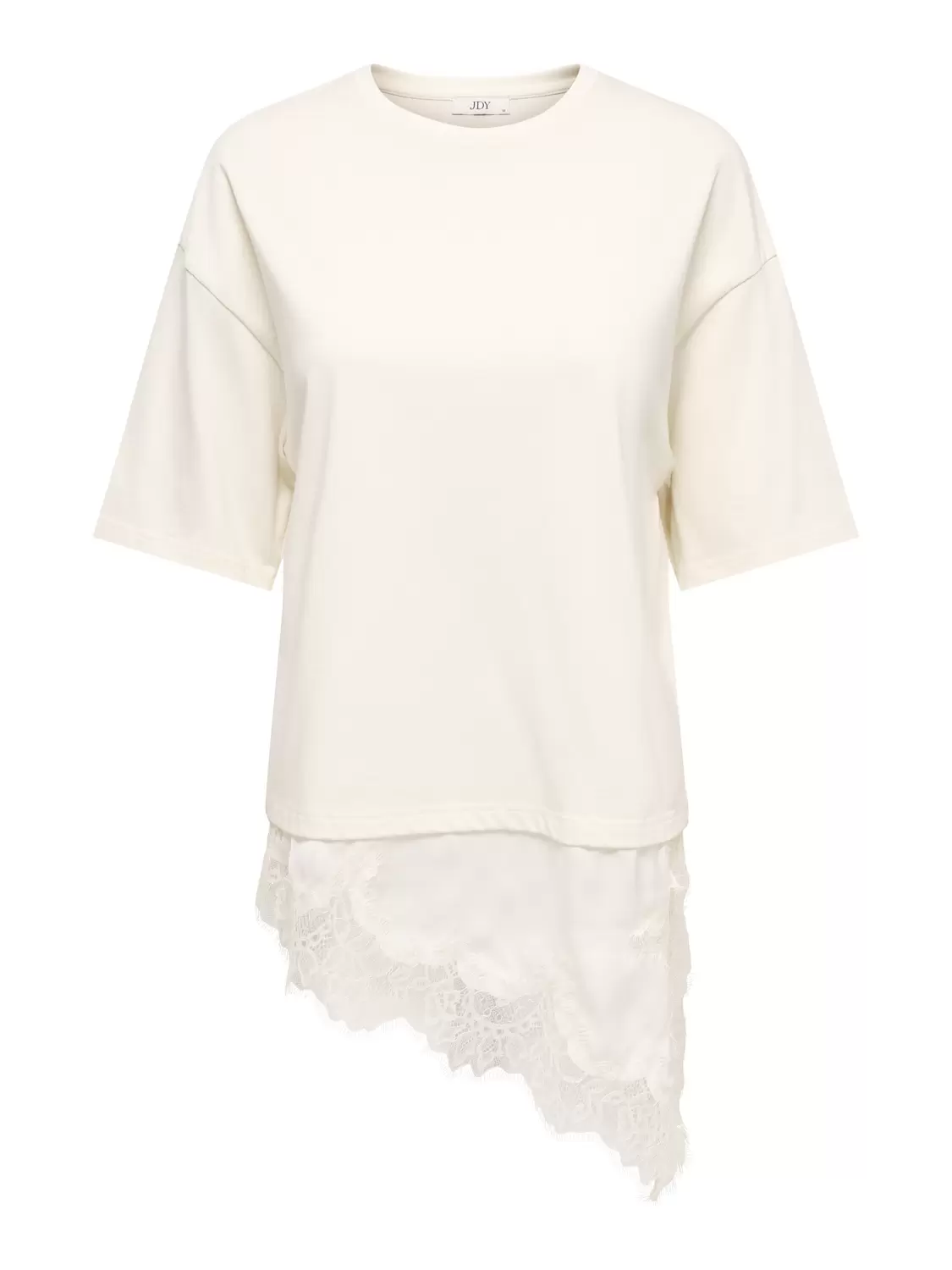 JDYALMA 2/4 LACE DETAIL T-HIRT JR female