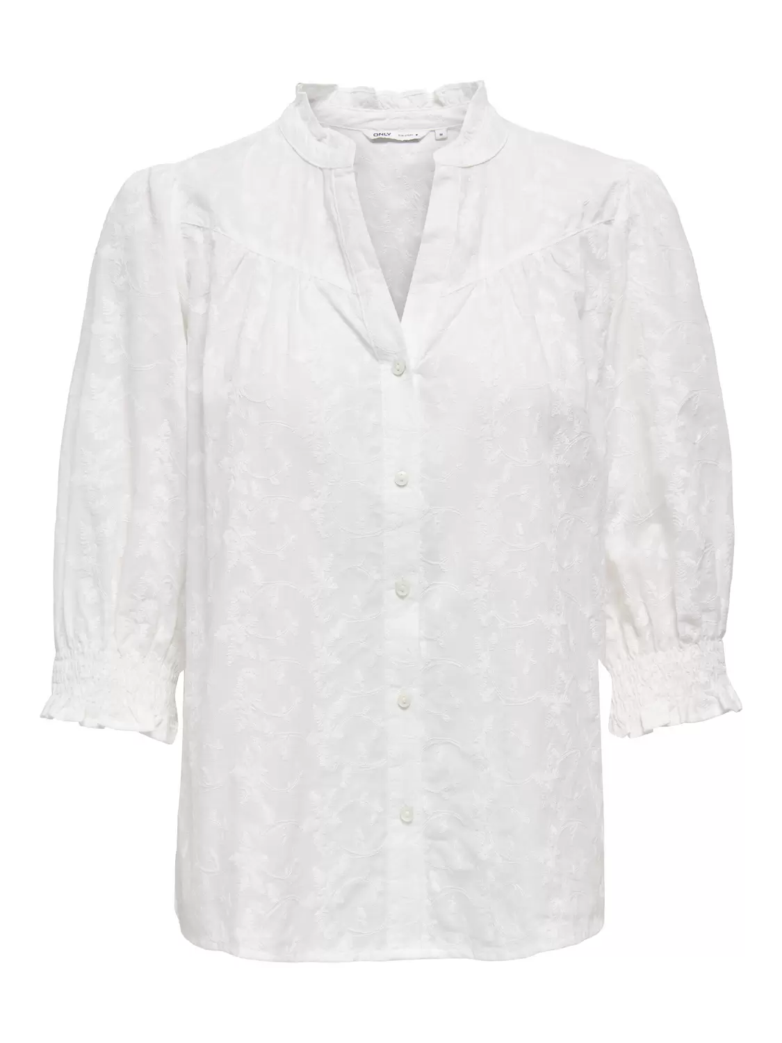 ONLRAYA 3/4 EMBROIDERY SHIRT WVN