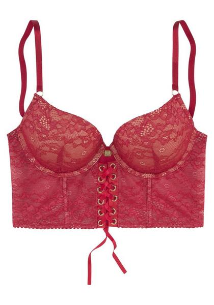 Push-up-Bustier, C - 779/red