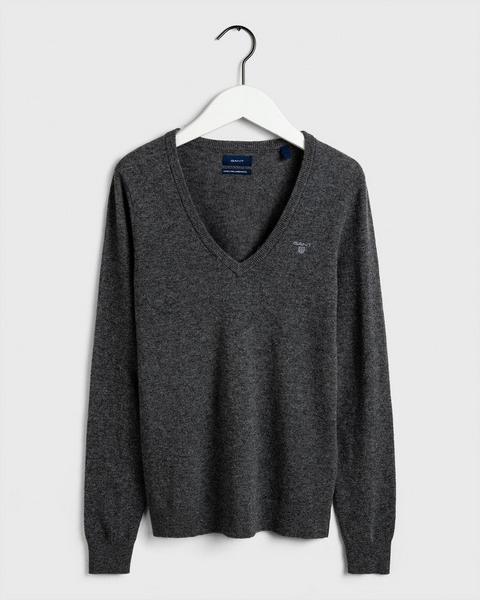 V-Neck Pullover aus Extra Fine Lambswool