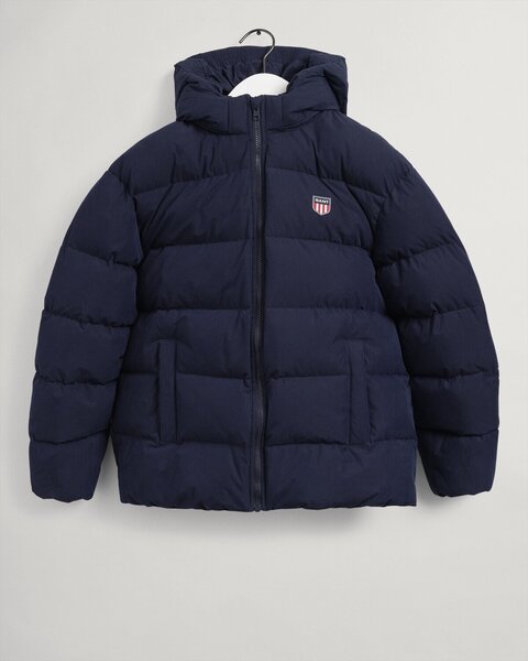 Teen Boys Retro Shield Steppjacke