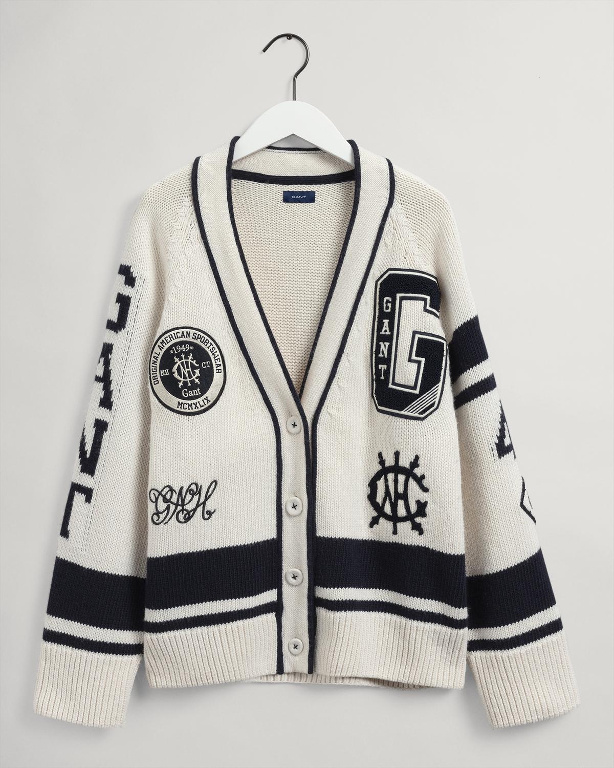 GANT Varsity Strickjacke
