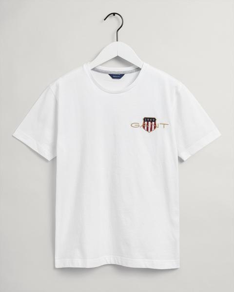 Teens Archive Shield T-Shirt mit Stickerei