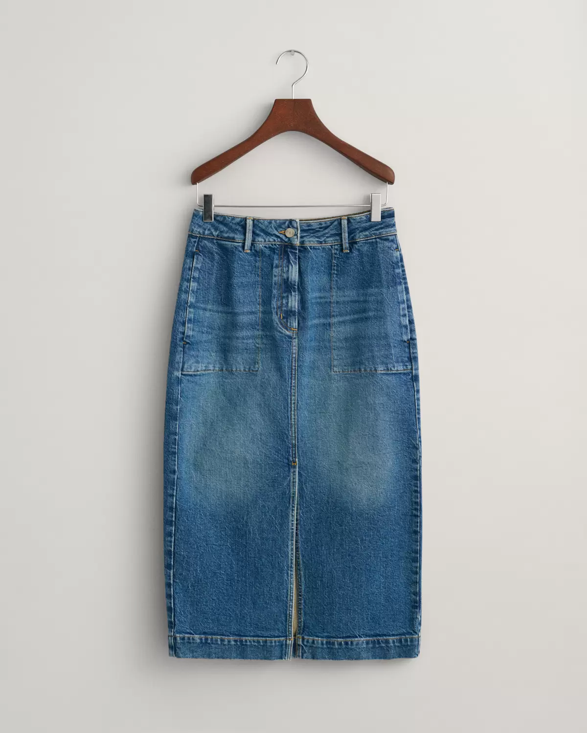 DENIM SLIT SKIRT female