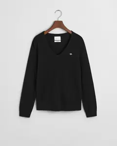 V-Neck Pullover aus Extra Fine Lambswool