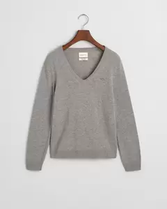 V-Neck Pullover aus extrafeinem Lambswool-Gemisch