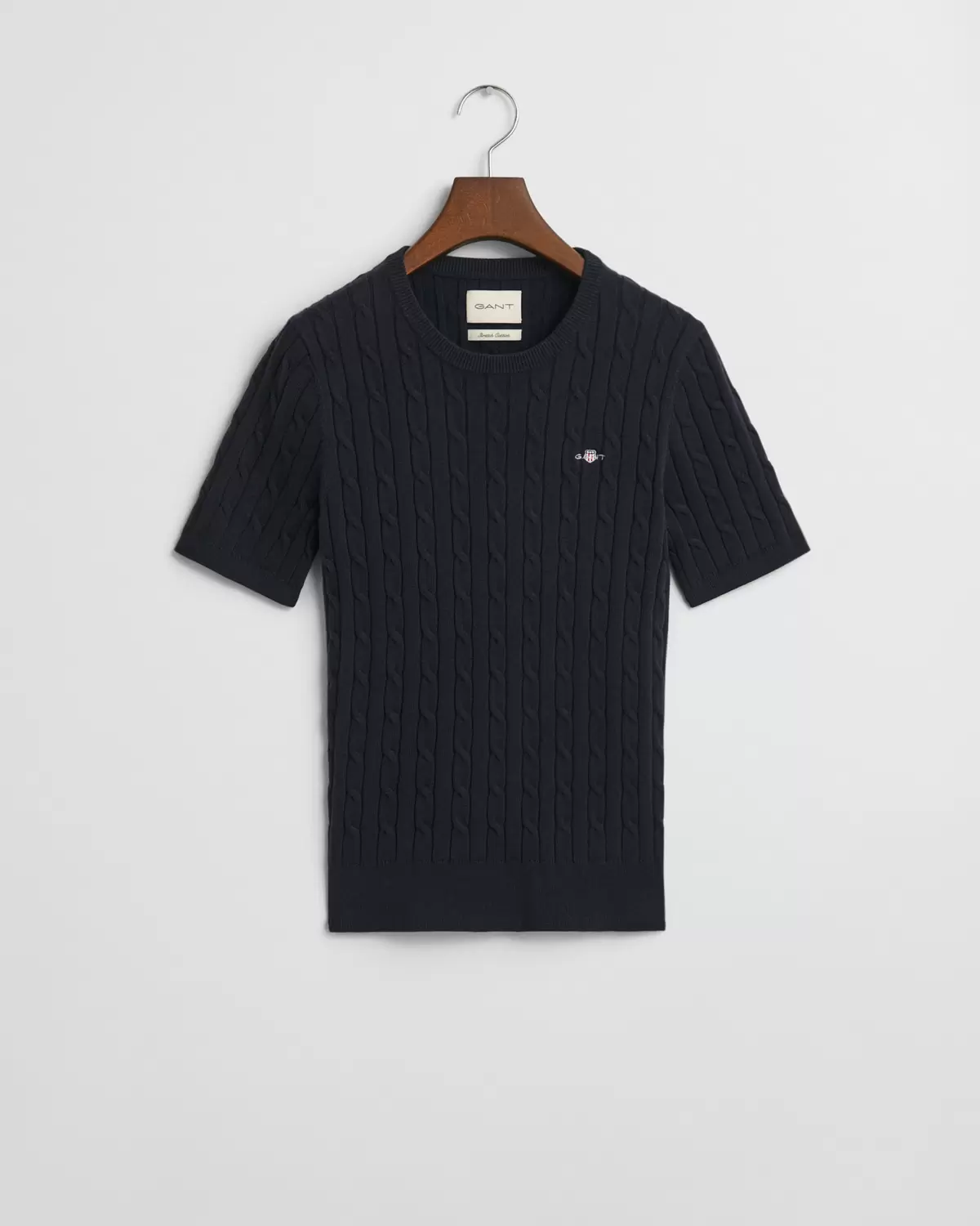 STRETCH COTTON CABLE SS C-NECK female