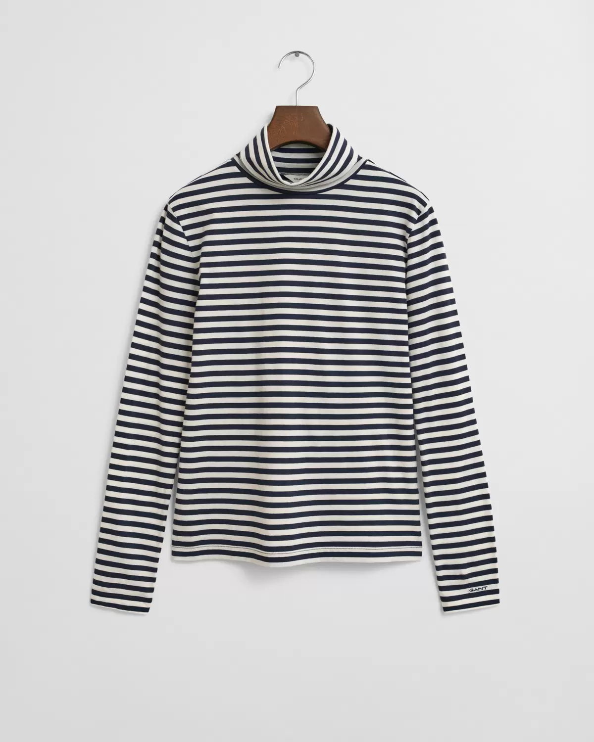 LIGHT COTTON STRIPED LS TURTLENECK female