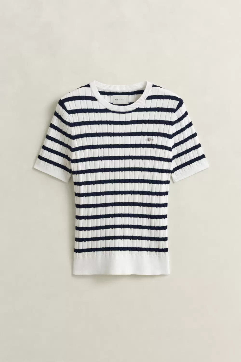STRETCH COTTON CABLE STRIPE SS female