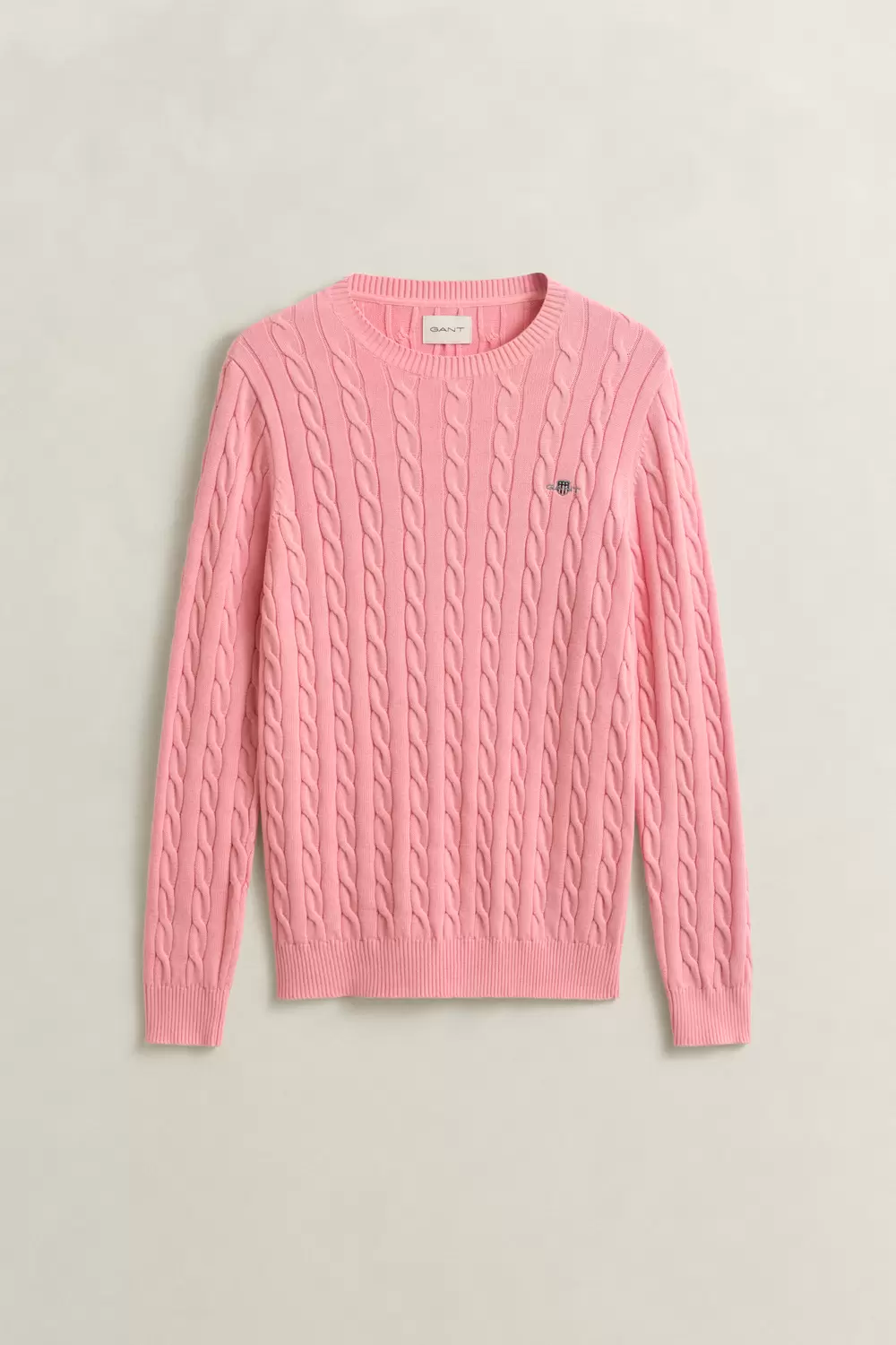 COTTON CABLE C-NECK male