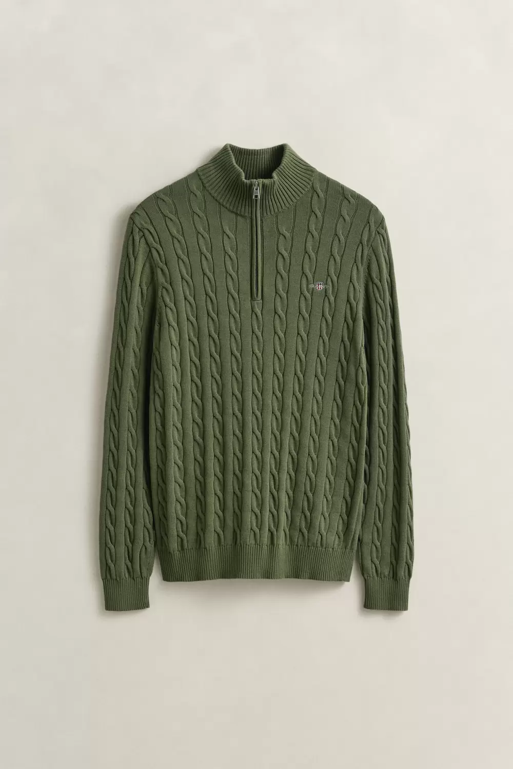 Zopfstrick Troyer aus Baumwolle