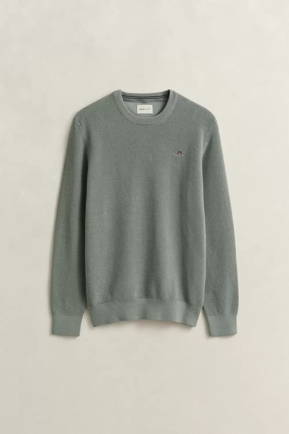 MICRO TEXTURED COTTON C-NECK male