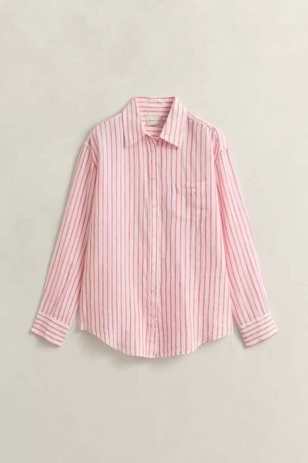 REL STRIPED LINEN LS SHIRT female