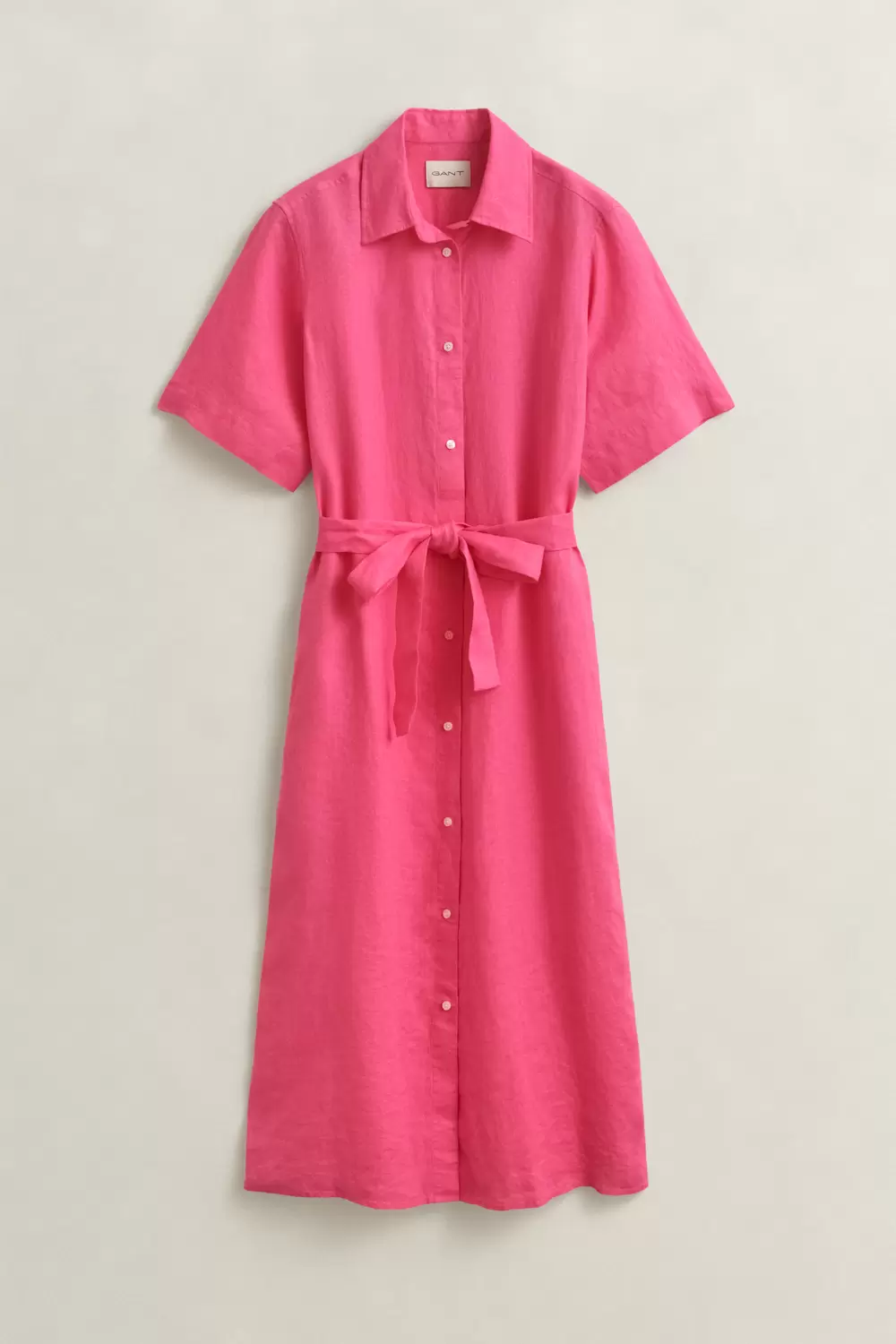 LINEN SS SHIRT DRESS female