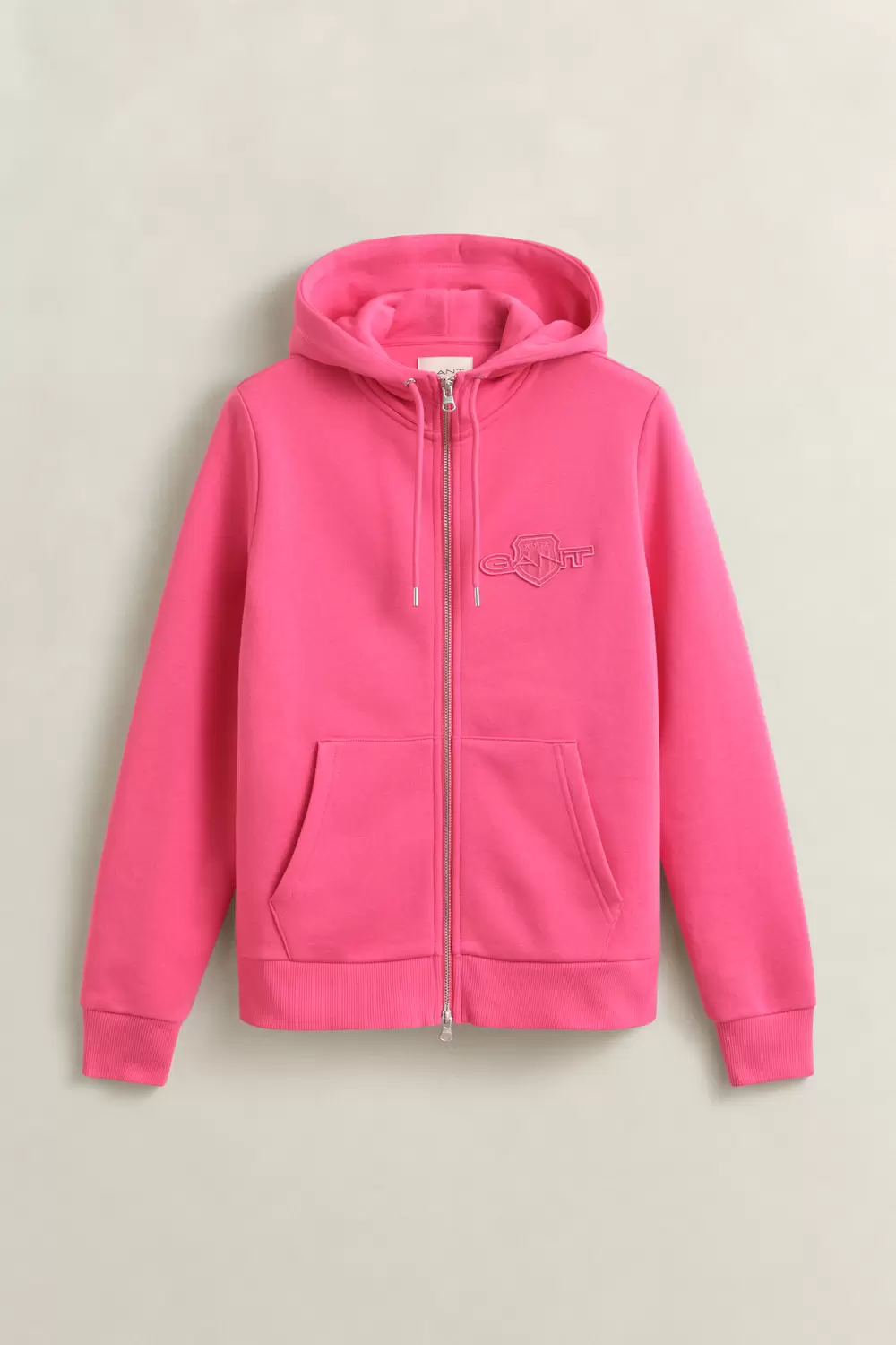 REG TONAL SHIELD ZIP HOODIE female