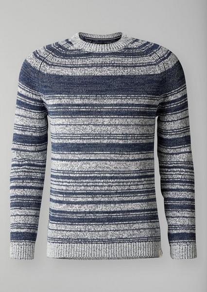 Pullover, crew-neck, striped