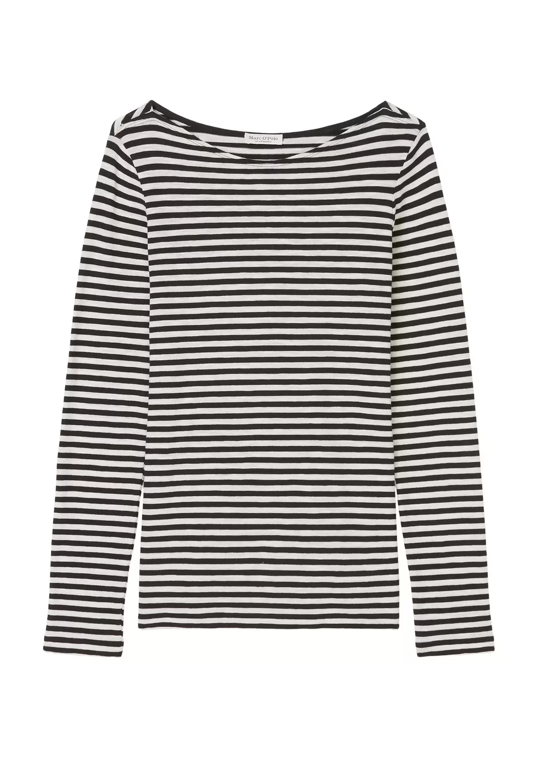 T-SHIRT, LONG SLEEVE, BOAT NECK, ST feale