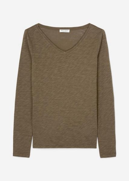 V-Neck-Longsleeve
