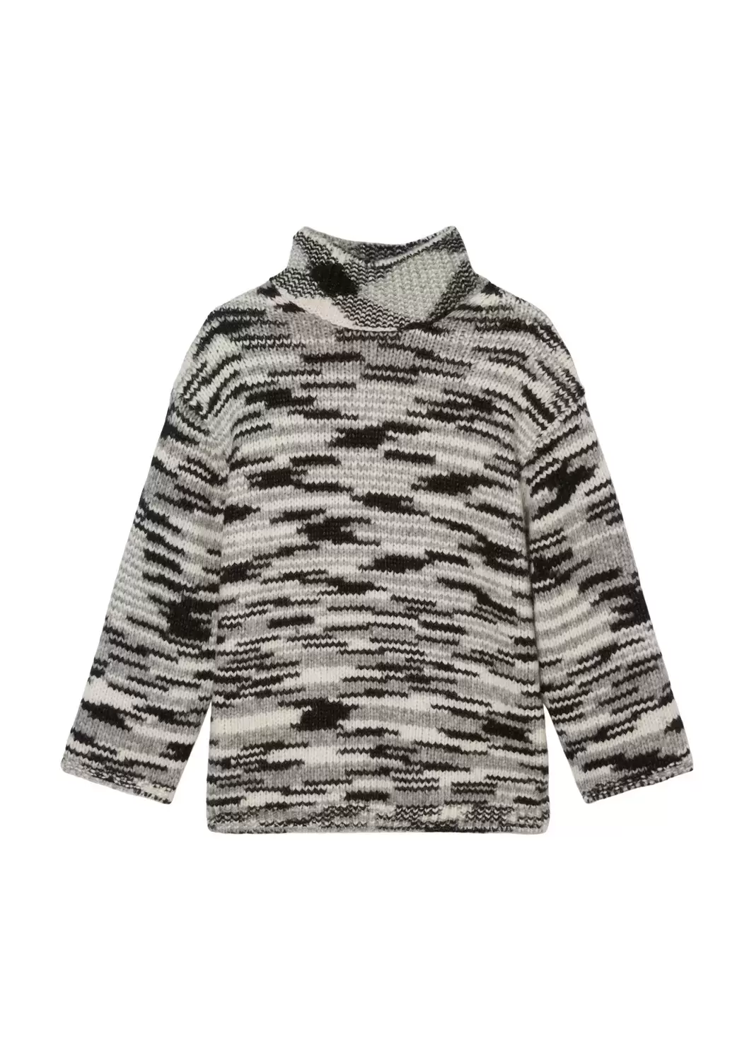 Oversize-Rollkragen-Pullover
