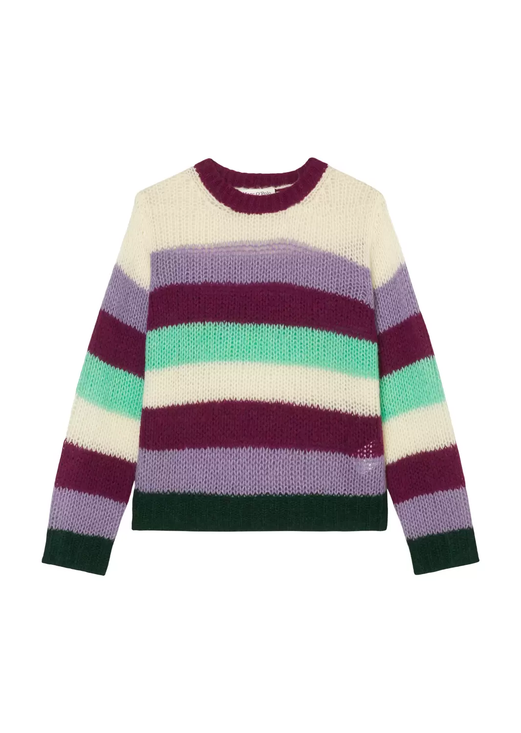 Gestreifter Strickpullover