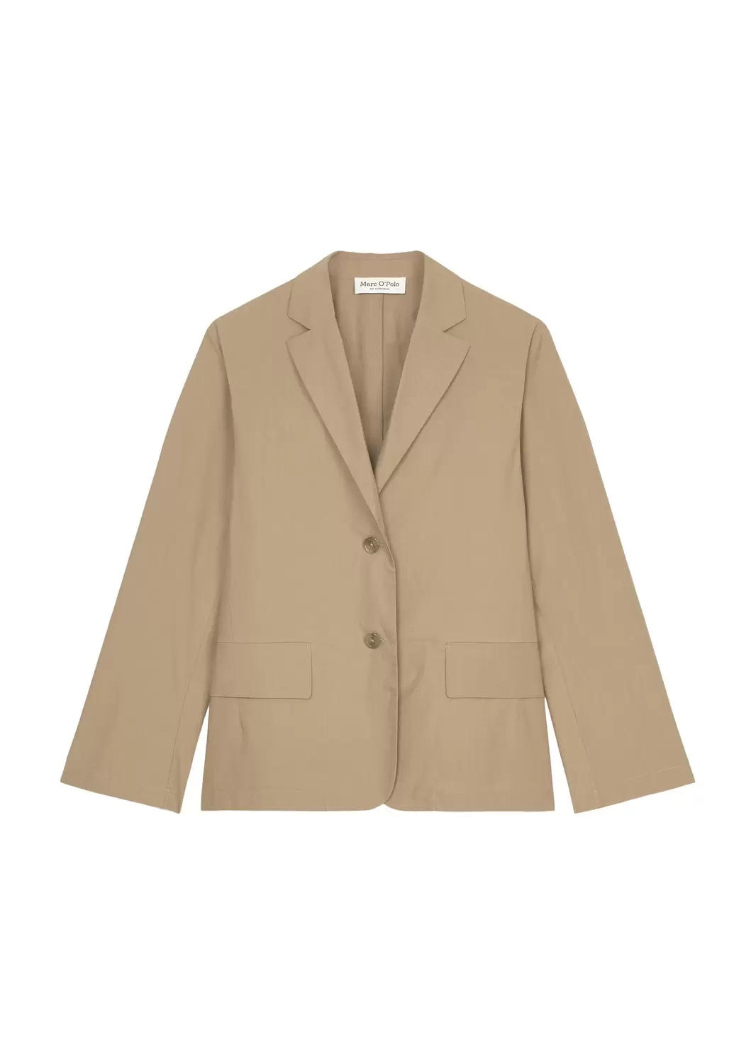 Blazer, light summer style, 1-button, flap pockets