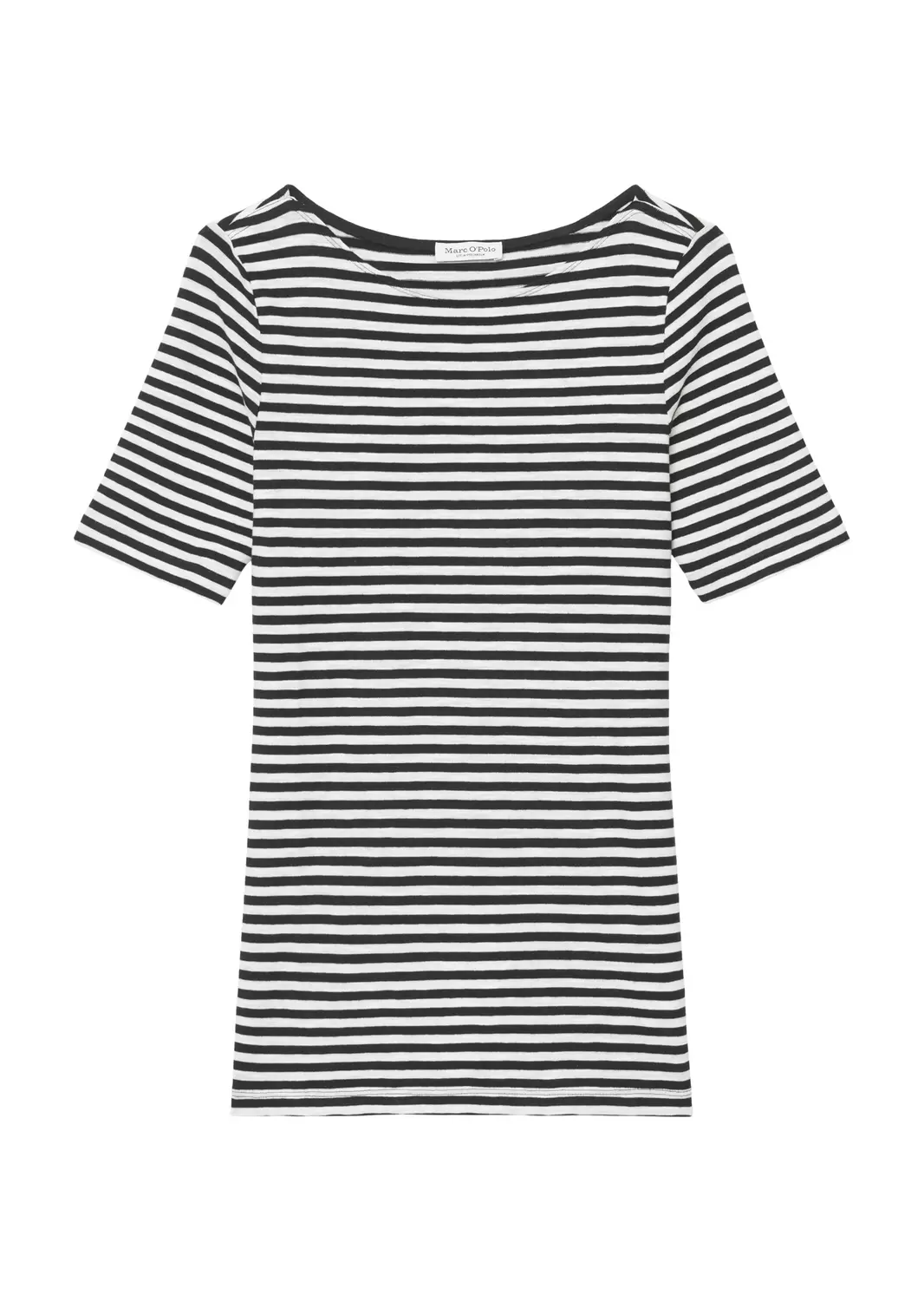 T-SHIRT, SHORT SLEEVE, BOAT NECK, S female