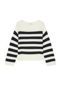 Gestreifter Breton-Pullover