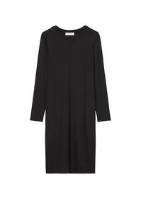 Knielanges Jerseykleid