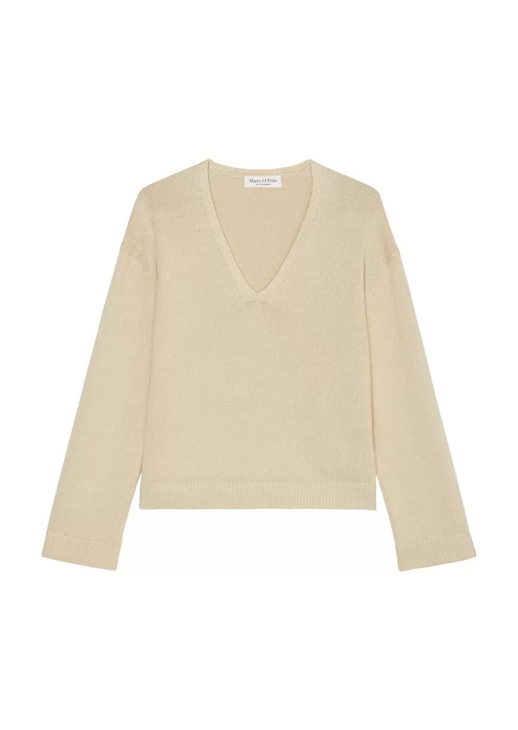 Leinen-Mix-Strickpullover