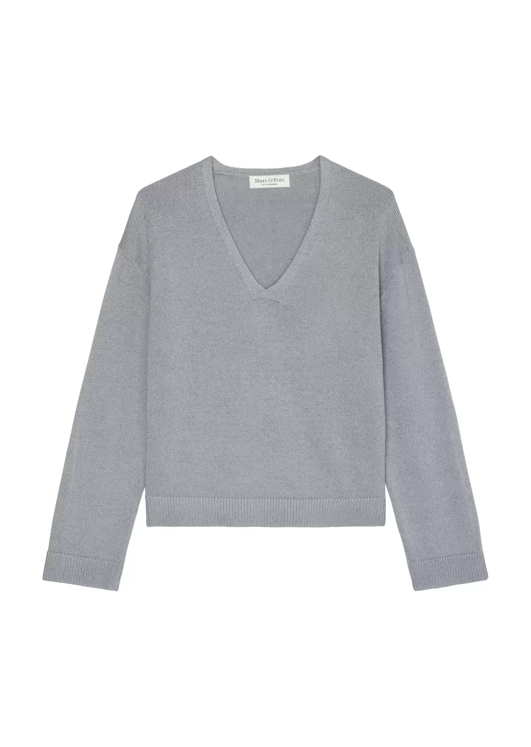 Leinen-Mix-Strickpullover