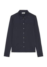 Jersey-Bluse