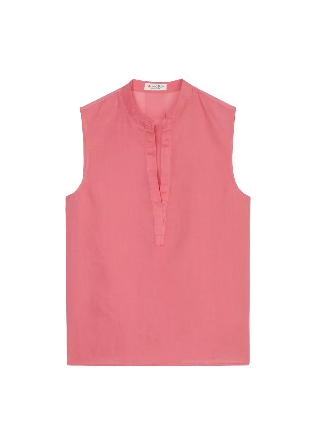 WOVEN TOP, FLARED SHAPE, V-NECK WIT female