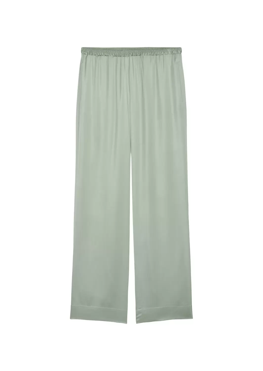 Weite Satin-Joggerhose