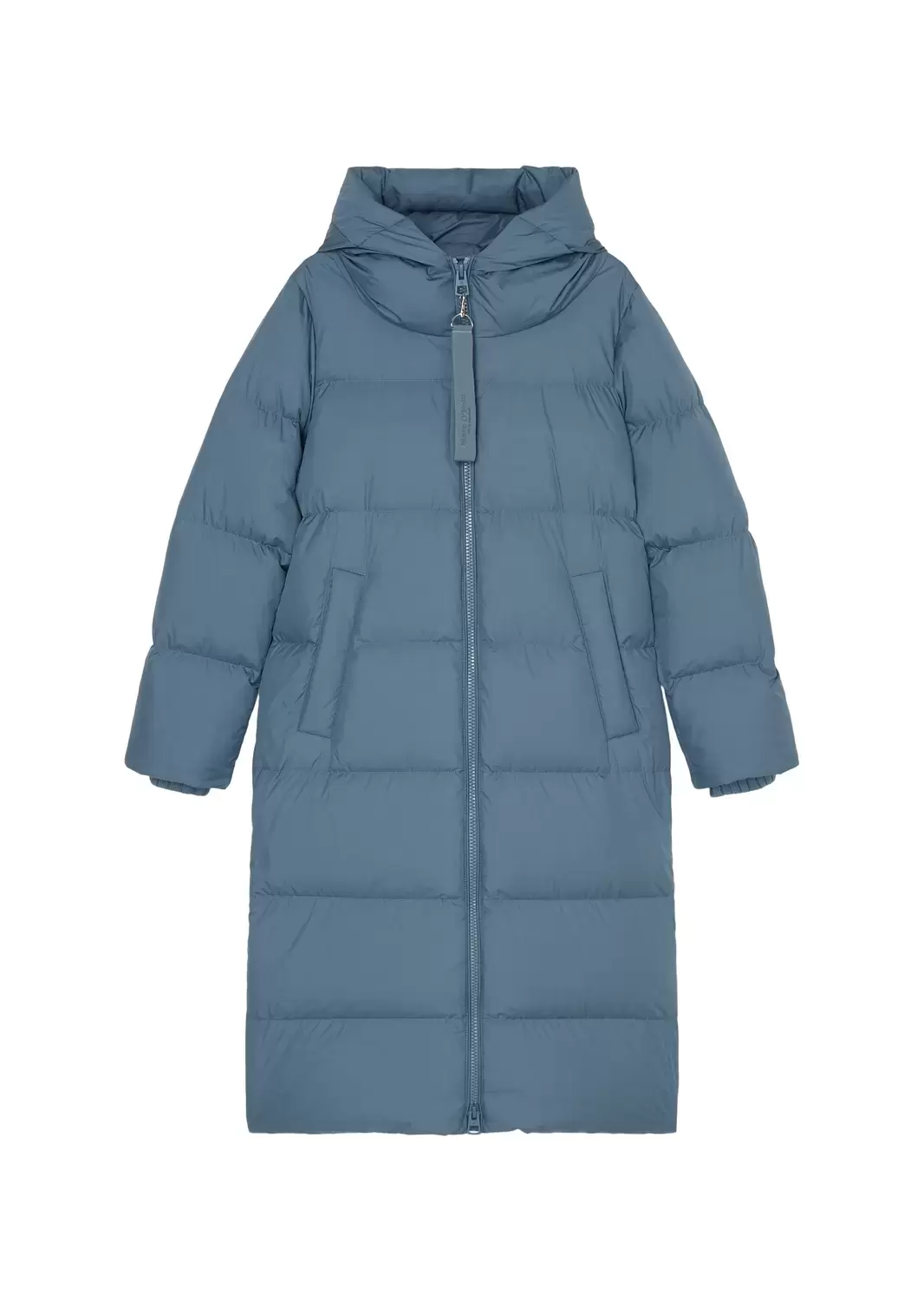 Puffer-Daunen-Kapuzenmantel regular