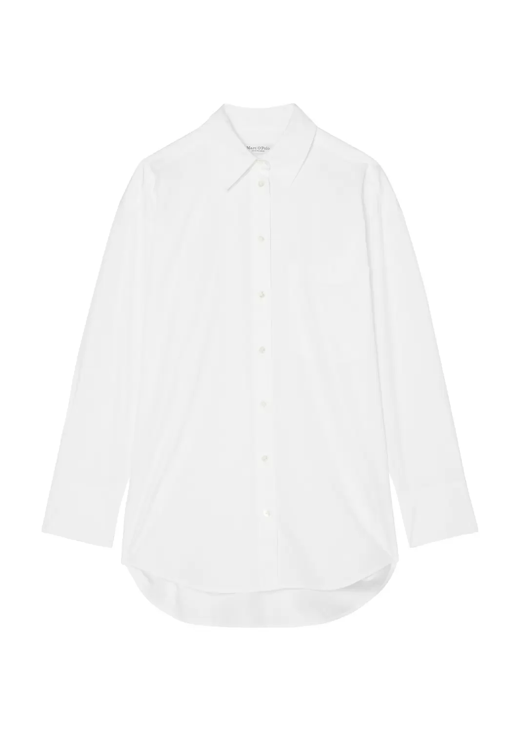 Boyfriend-Bluse O-Shape