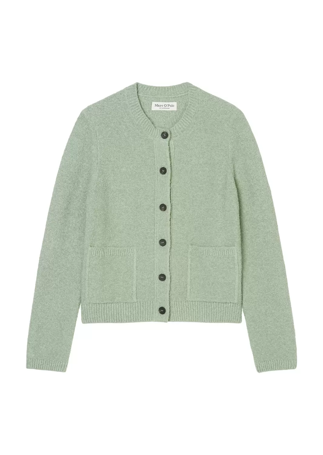 Bouclé-Cardigan slim