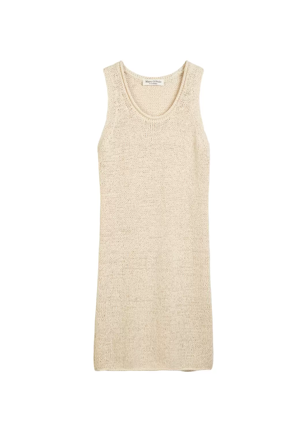 Ärmelloses Strickkleid slim