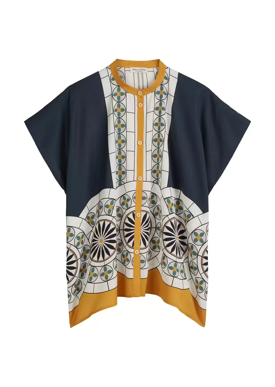 Ärmellose Print-Bluse relaxed