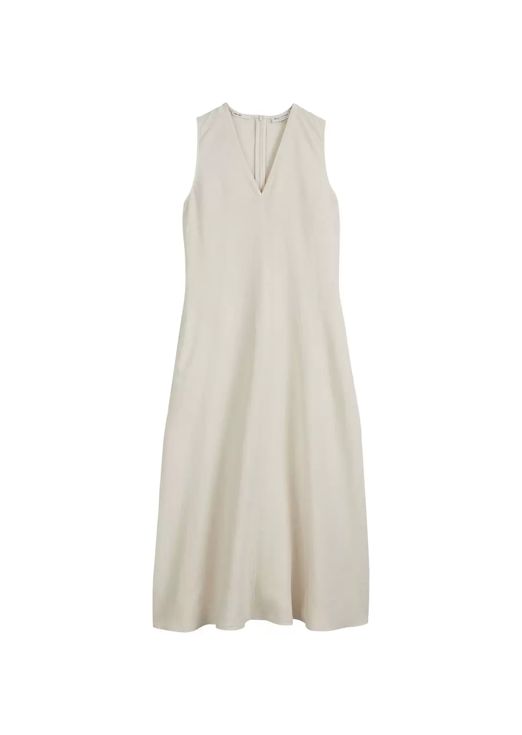 Ärmelloses Leinen-Kleid shaped