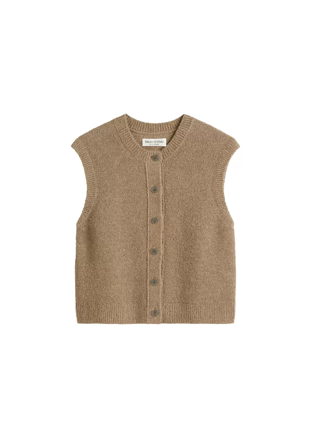 Ärmellose Strickweste regular
