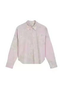Print-Bluse relaxed cropped