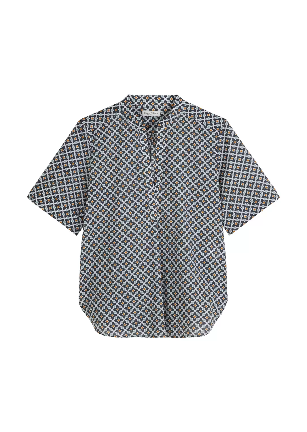 Gemusterte Tunika-Bluse regular